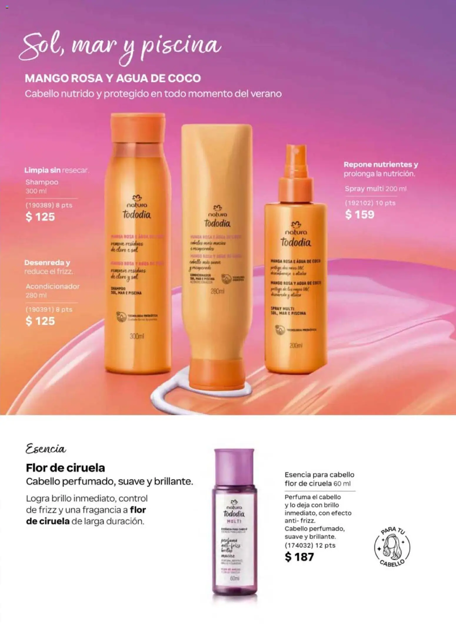 Nuevas ofertas de Natura válidas en toda la República Mexicana desde el 08.05.2026. ¡Encuentra las mejores ofertas en Natura campaña 8 2026! | Página: 129 | Productos: Mango, Cloro, Fragancia, Acondicionador