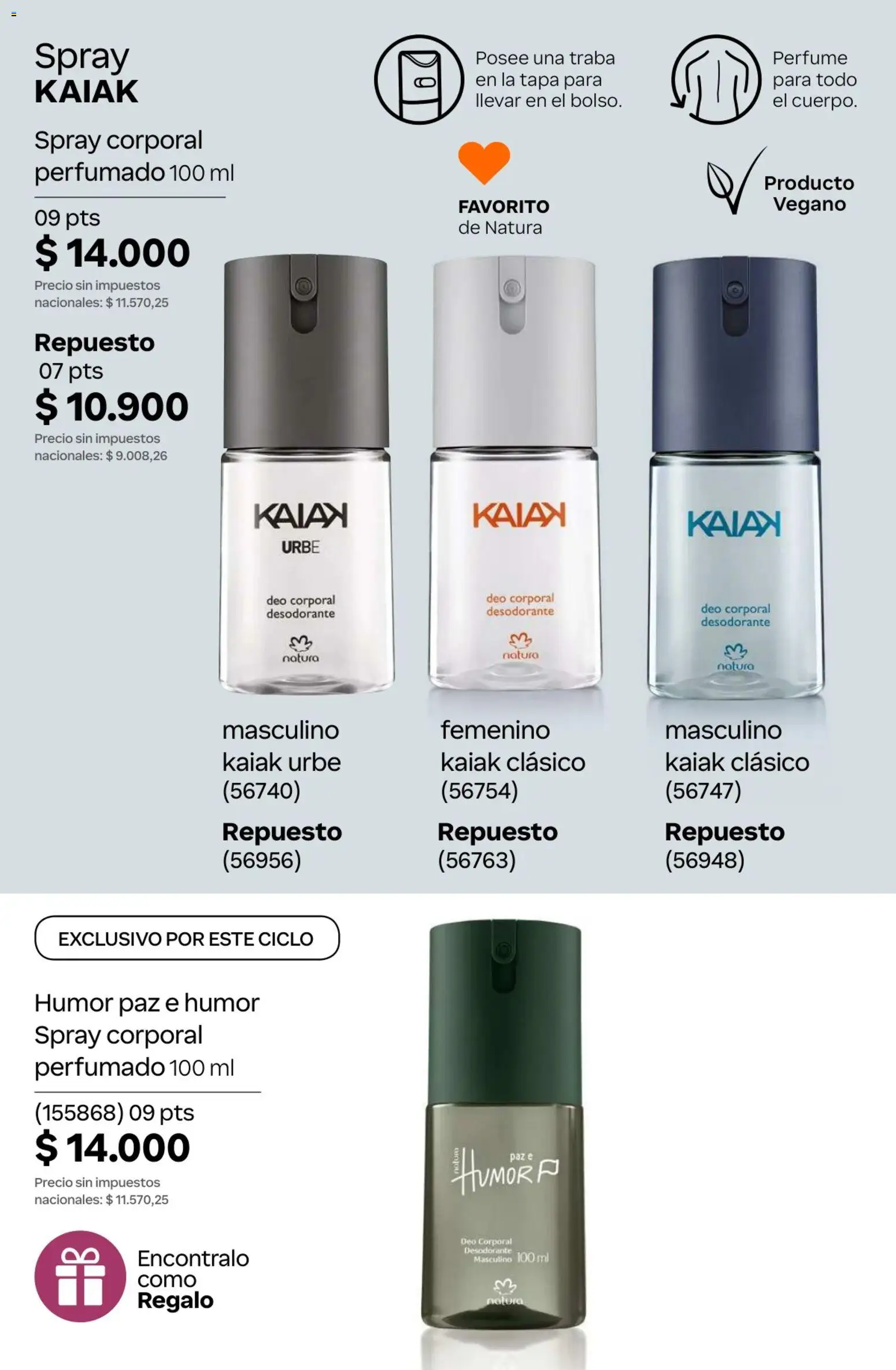 Catálogo Natura Ciclo 7 │ válido desde el 06.05.2026 | Página: 209 | Productos: Perfume, Desodorante