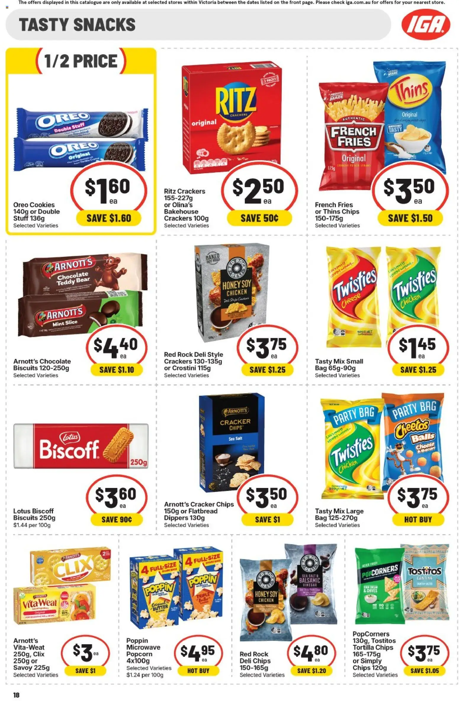 IGA catalogue - valid from 30/09/2026 | Page: 14 | Products: Butter, Cheese, Tortilla chips, Vinegar