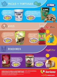 Vista previa de Soriana Especial Mascotas Híper Nacional, nuevo folleto de la tienda, válido en México a partir del 13/08/2026 | Página: 17 | Productos: Pollo, Semillas, Carne de pollo, Aves