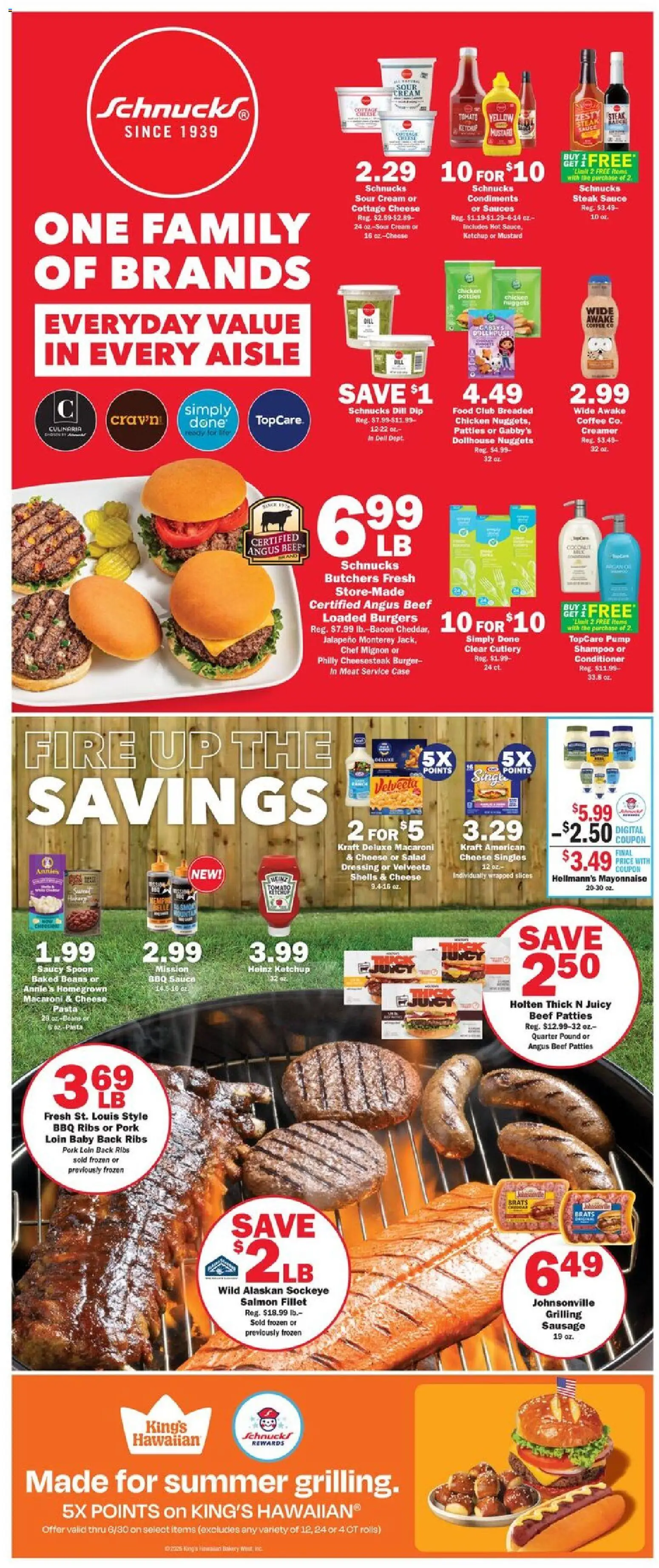 Schnucks Weekly Print Ad - IL - valid from 24.06.2026 | Page: 2 | Products: Pump, Shampoo, Coffee, Pork