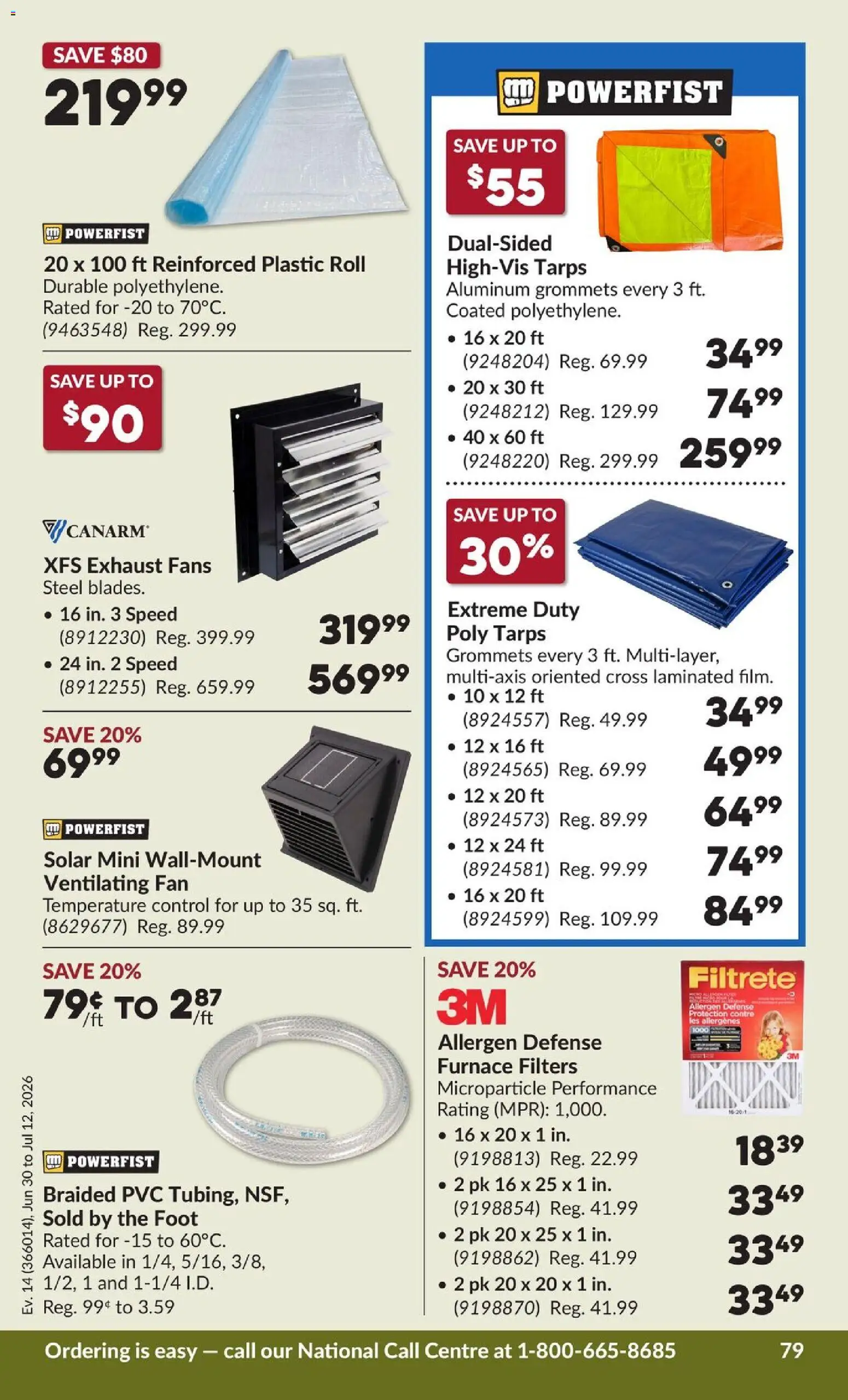 Princess Auto flyer valid from Jun 30, 2026 | Page: 84 | Products: Fan