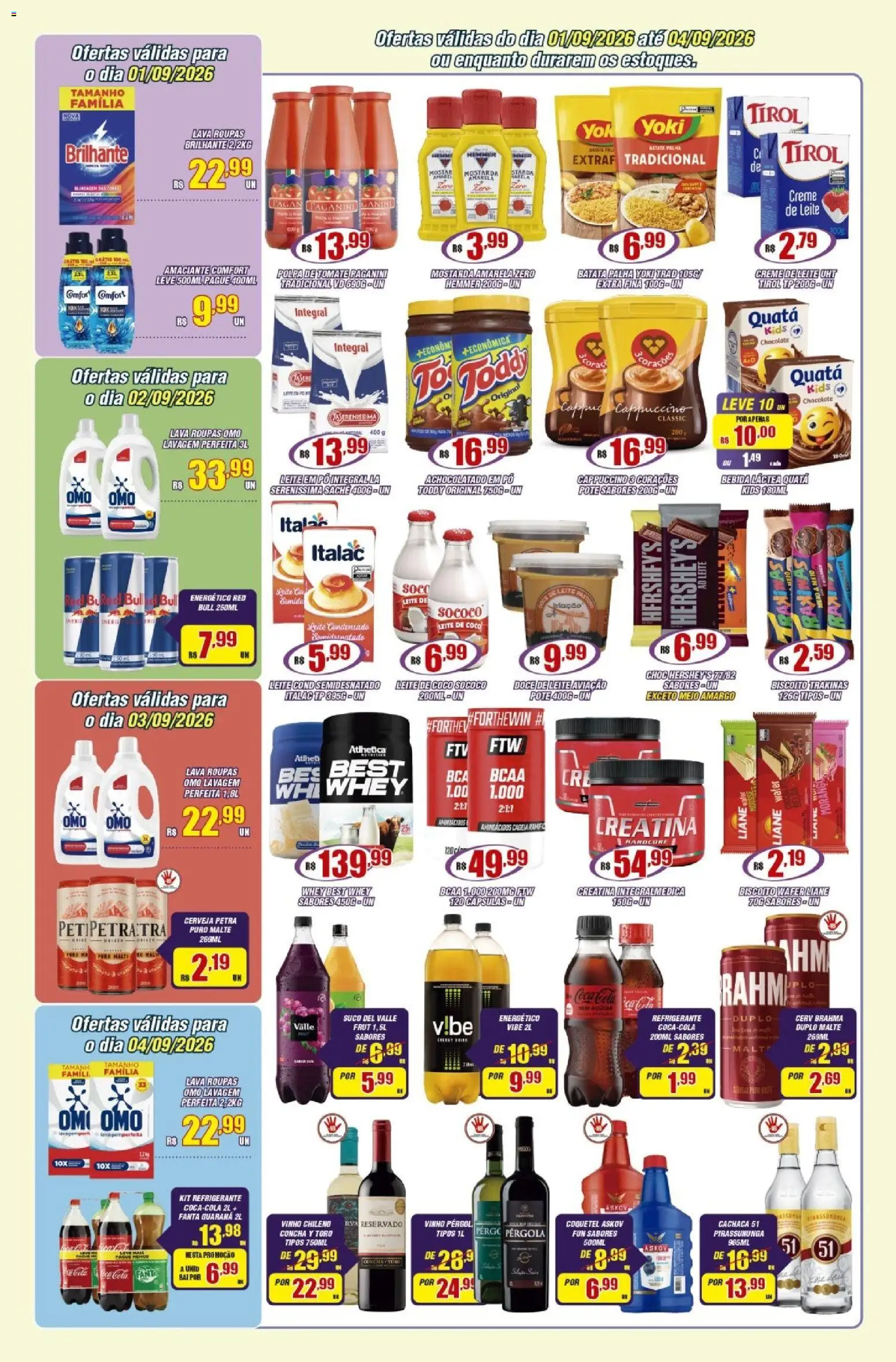 Violeta Supermercados Folheto - válido de 01/09/2026 | Página: 3 | Produtos: Coco, Mostarda, Chocolate, Vinho