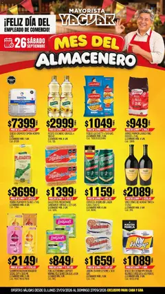 Vista previa Yaguar - Ofertas válido desde el 21/09/2026