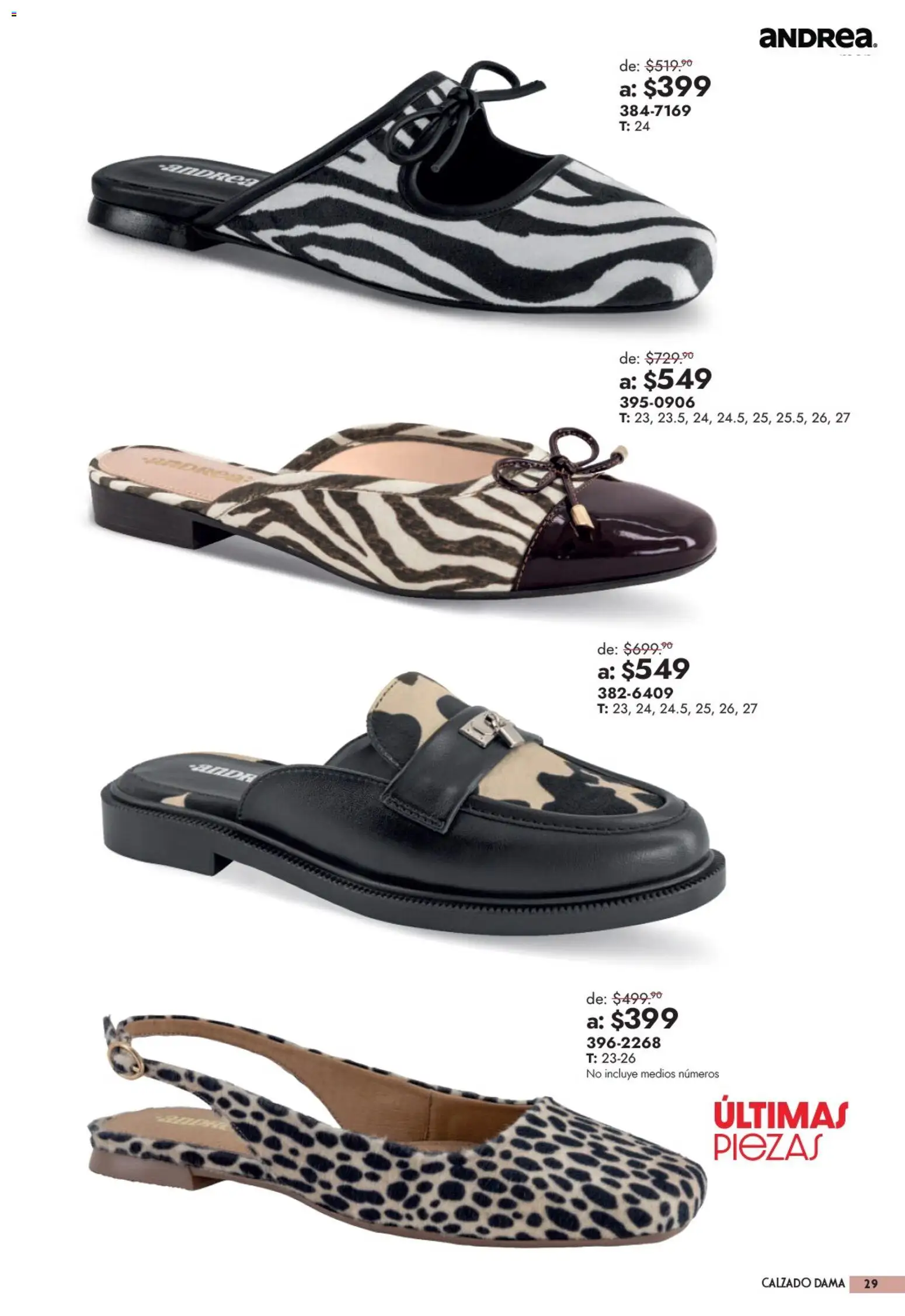 Nuevas ofertas de Andrea válidas en toda la República Mexicana desde el 13/09/2026. ¡Encuentra las mejores ofertas en Andrea catálogo Outlet! | Página: 29