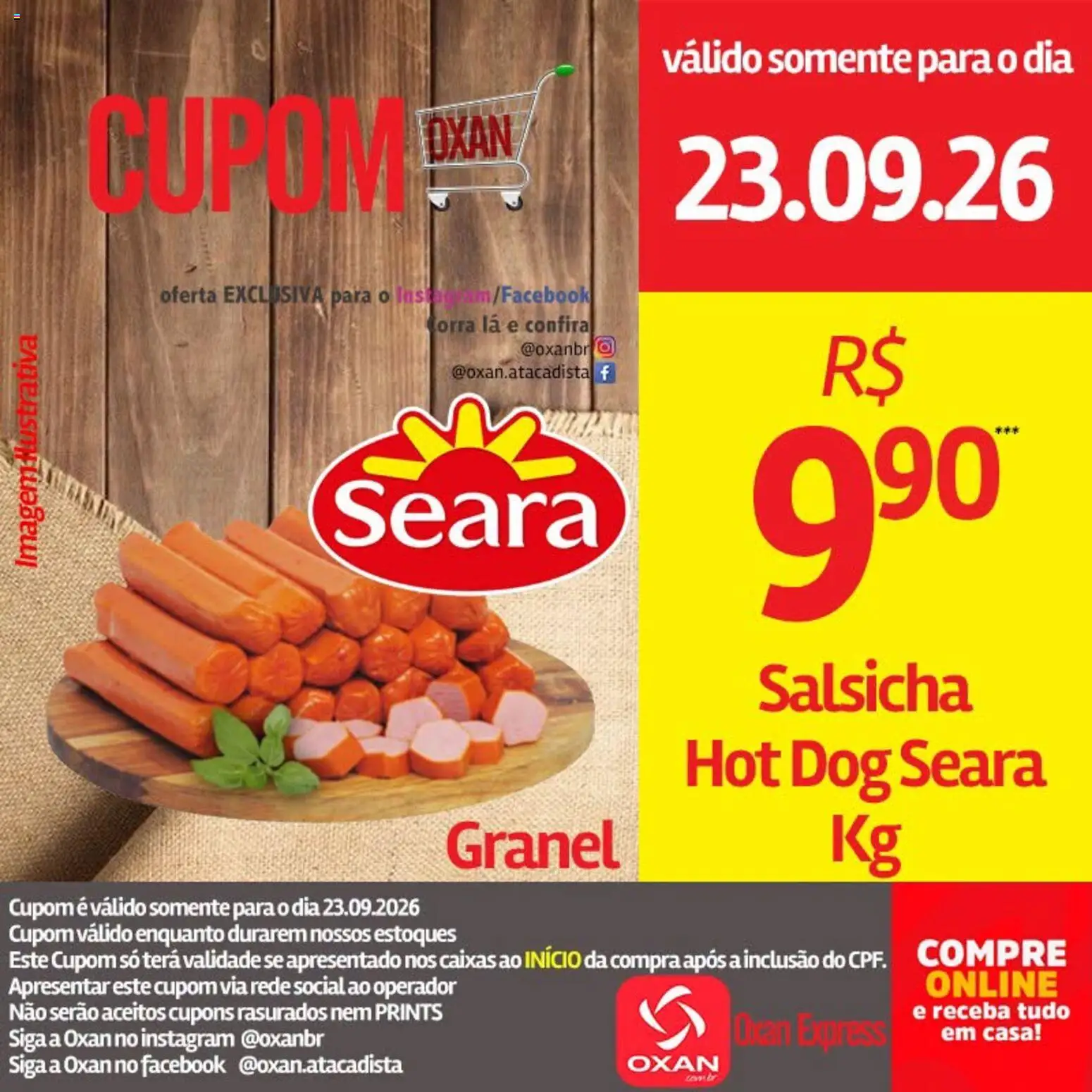 Oxan Atacadista Folheto - válido de 23/09/2026 | Página: 16 | Produtos: Salsicha