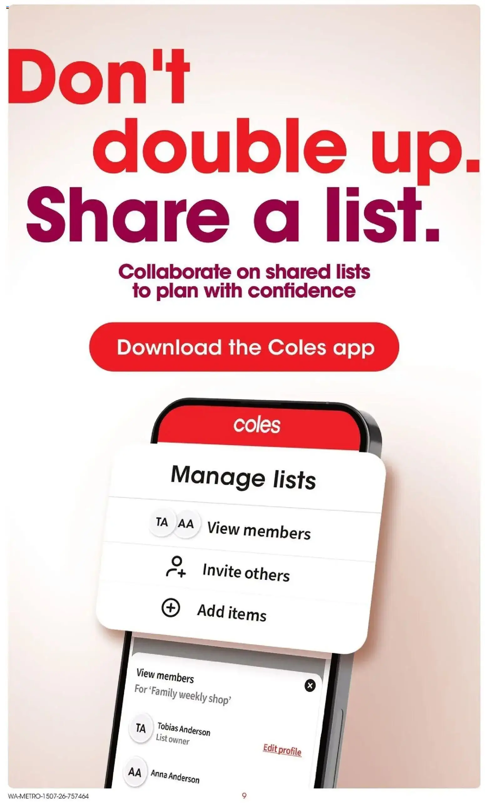 Coles catalogue - valid from 15/07/2026 | Page: 9