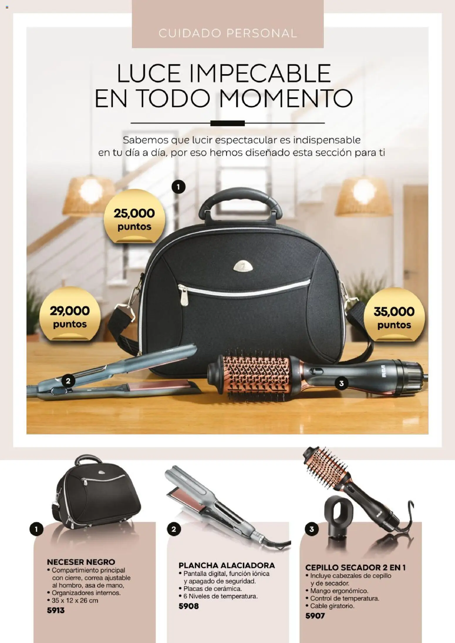 Nuevas ofertas de Fuller válidas en toda la República Mexicana desde el 15/06/2026. ¡Encuentra las mejores ofertas en Fuller catálogo Puntos! | Página: 22 | Productos: Cepillo, Neceser, Mango, Cable