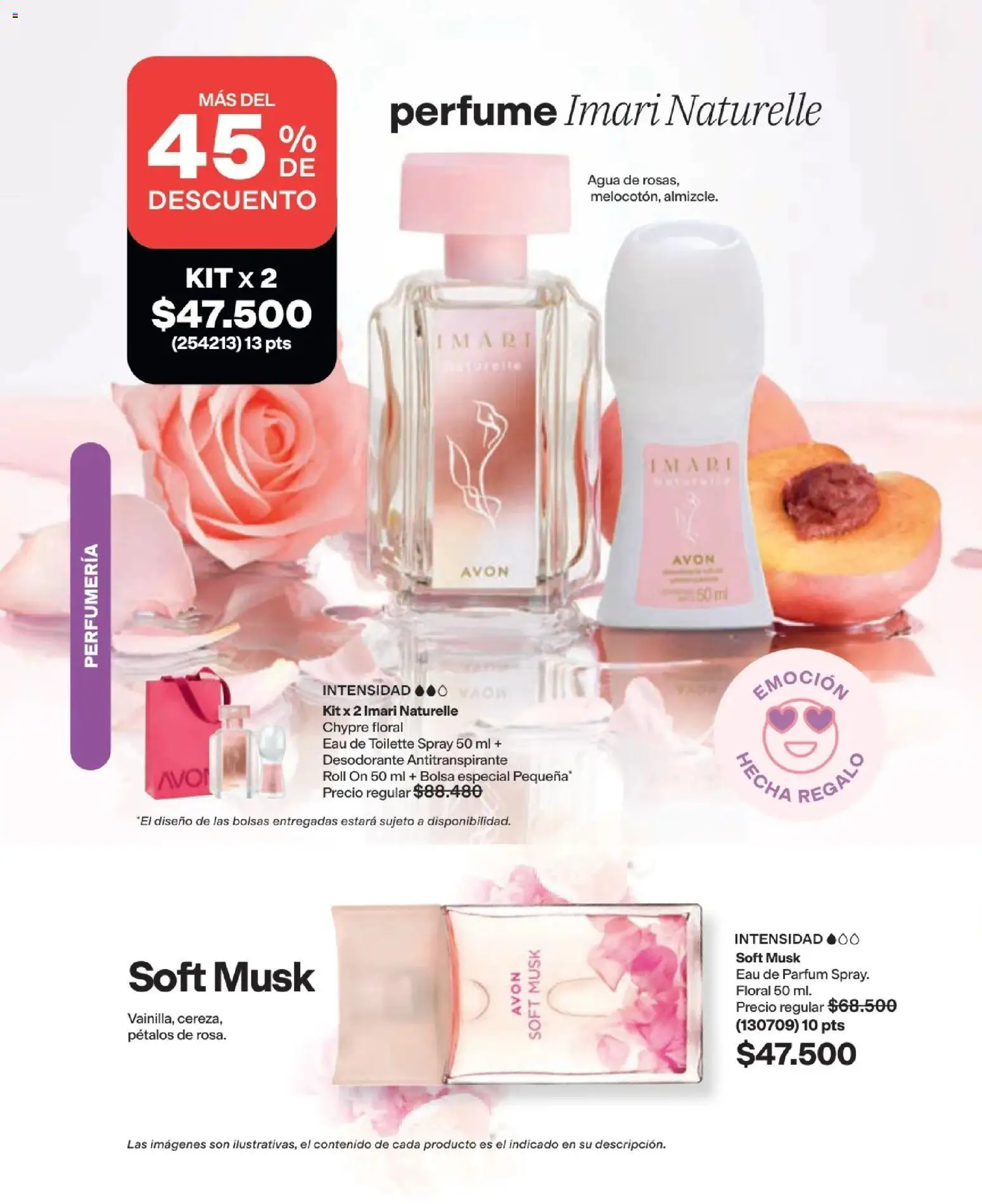 Avon revista - valida desde el 16/08/2026 | Página: 84 | Productos: Agua, Bolsa, Perfume, Desodorante
