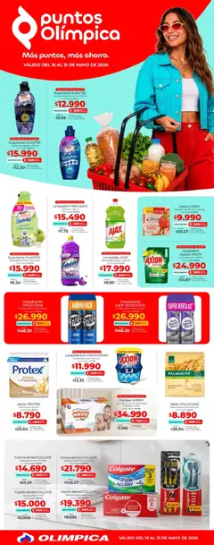 Olímpica Más puntos, más ahorro -  Vista previa de la revista de la tienda Olímpica valido desde el 16.05.2026