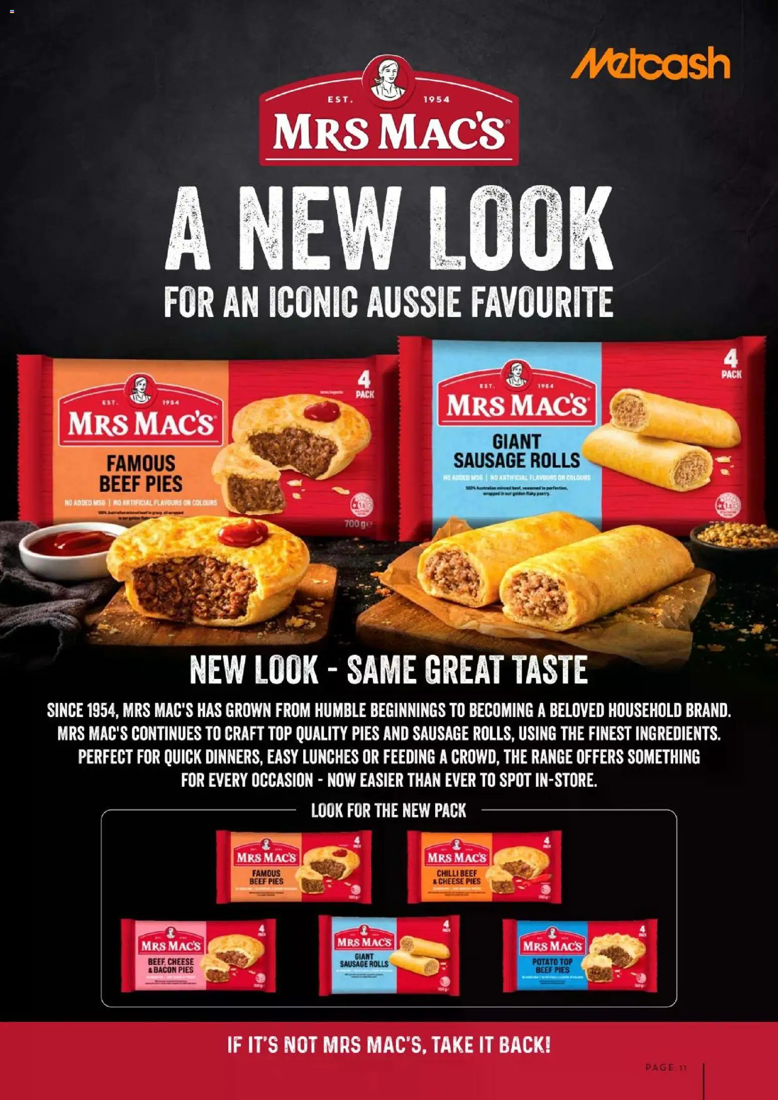 Foodworks catalogue - valid from 01/08/2026 | Page: 11 | Products: Bacon, Cheese, Sausage, Pies