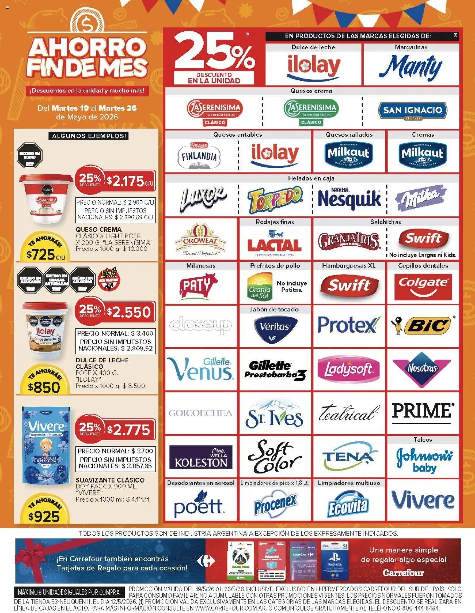 Carrefour - AHORRO FINDE MES │ válido desde el 19.05.2026 | Página: 8 | Productos: Caja, Fragancia, Jabón, Suavizante