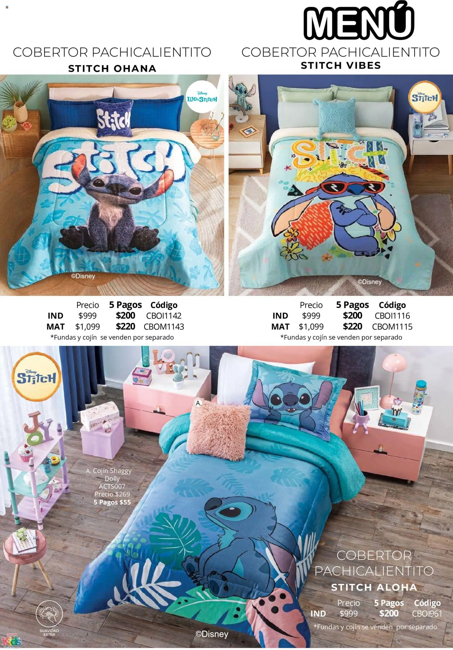 Nuevas ofertas de Colchas Concord válidas en toda la República Mexicana desde el 15/10/2026. ¡Encuentra las mejores ofertas en Colchas Concord catálogo Colección Infantil Para los más peques! | Página: 41