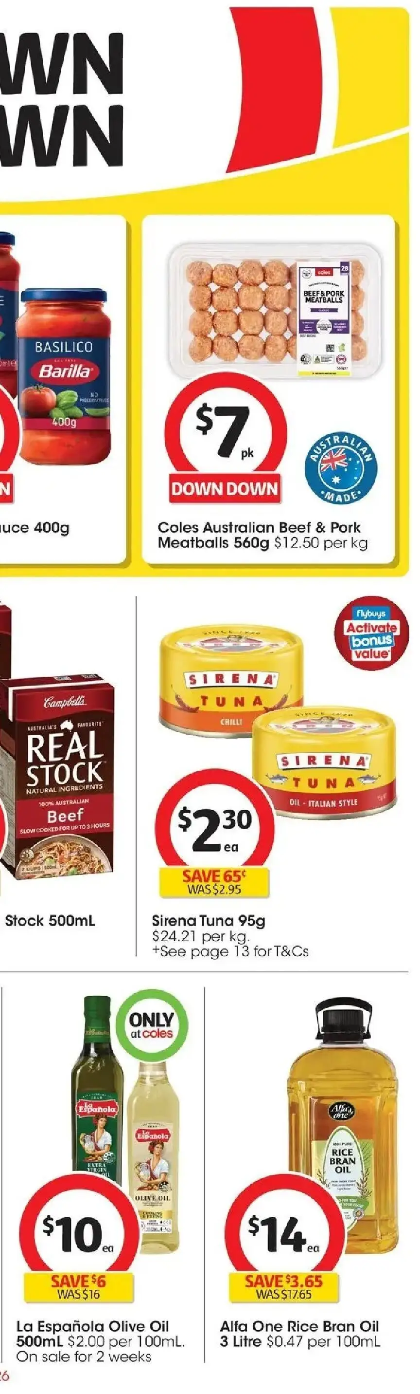 Coles catalogue - valid from 17.06.2026 | Page: 51 | Products: Rice, Beef, Olive oil, Chilli