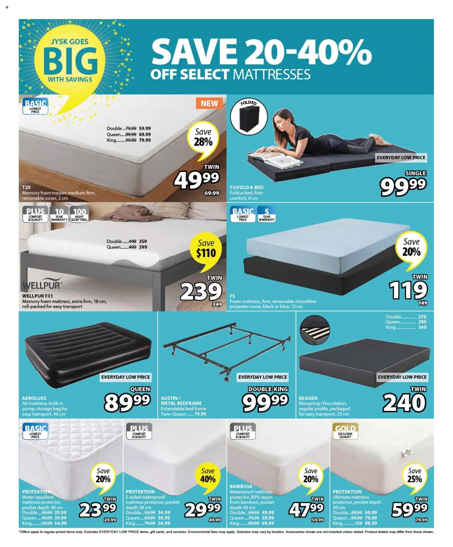 JYSK flyer valid from 21.05.2026 | Page: 11 | Products: Bag, Bed, Mattress