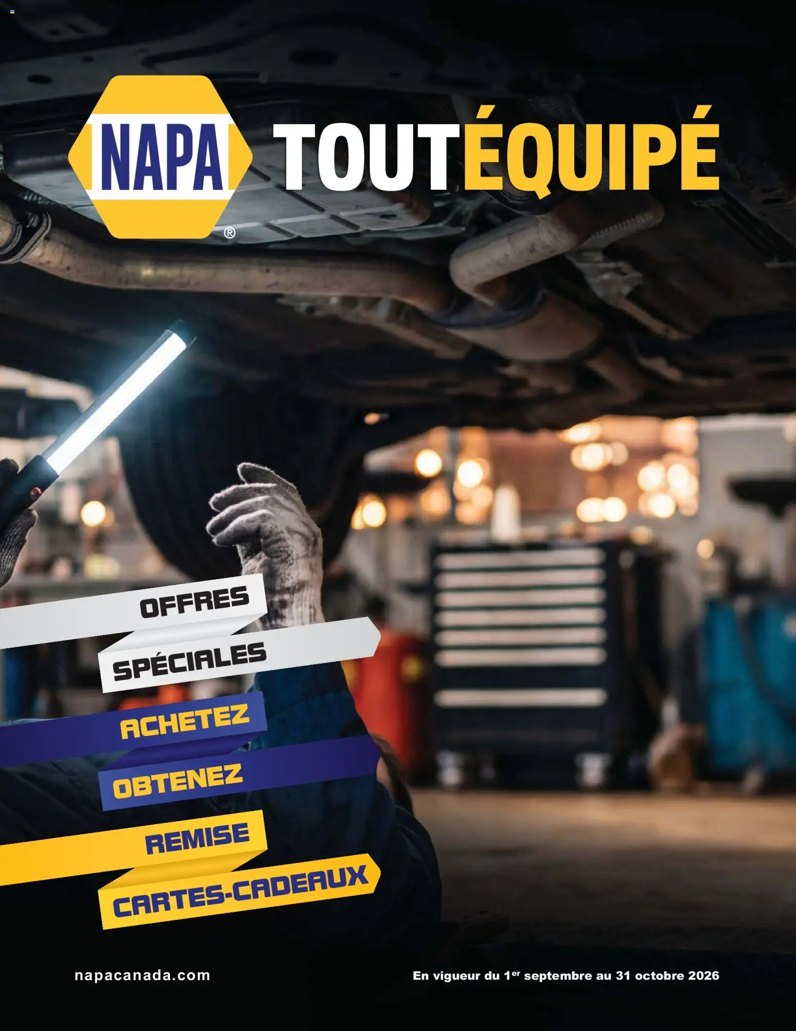 NAPA Auto Parts flyer valid from Sep 1, 2026 | Page: 1