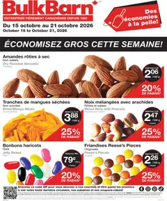 Preview of Bulk Barn circulaire from shop Bulk Barn valid from Oct 15, 2026