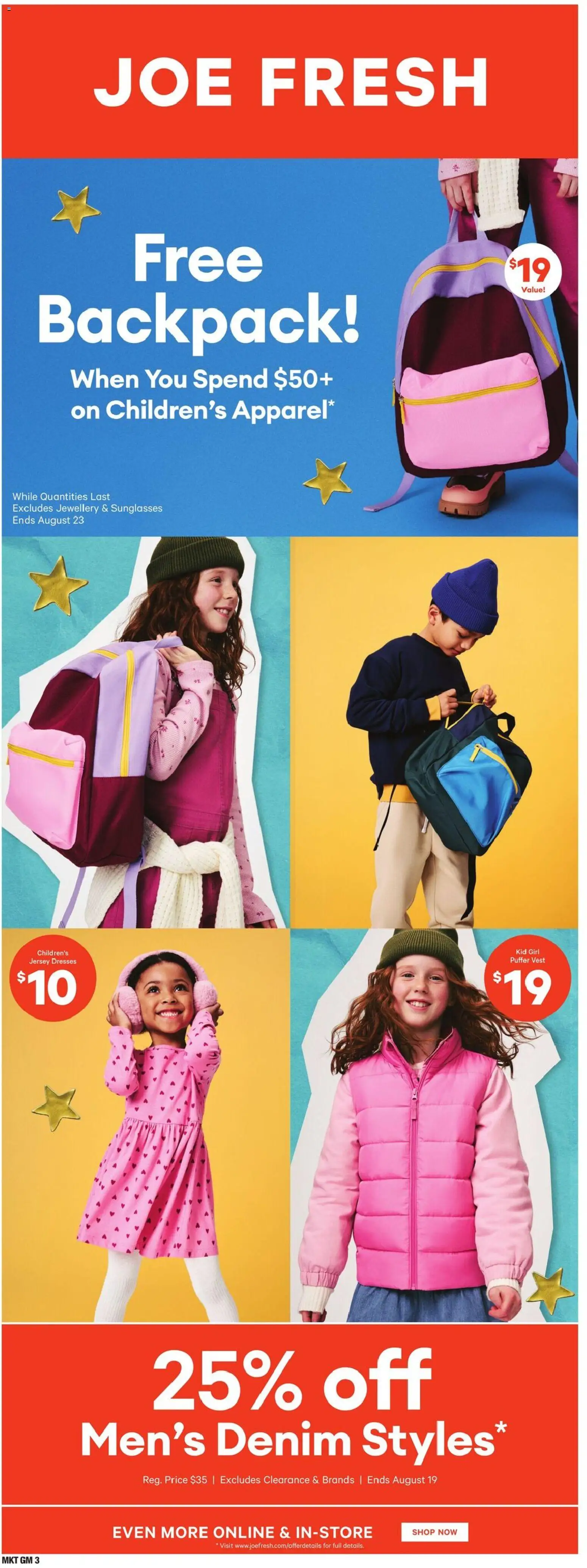 Zehrs flyer valid from Aug 13, 2026 | Page: 13 | Products: Backpack, Vest