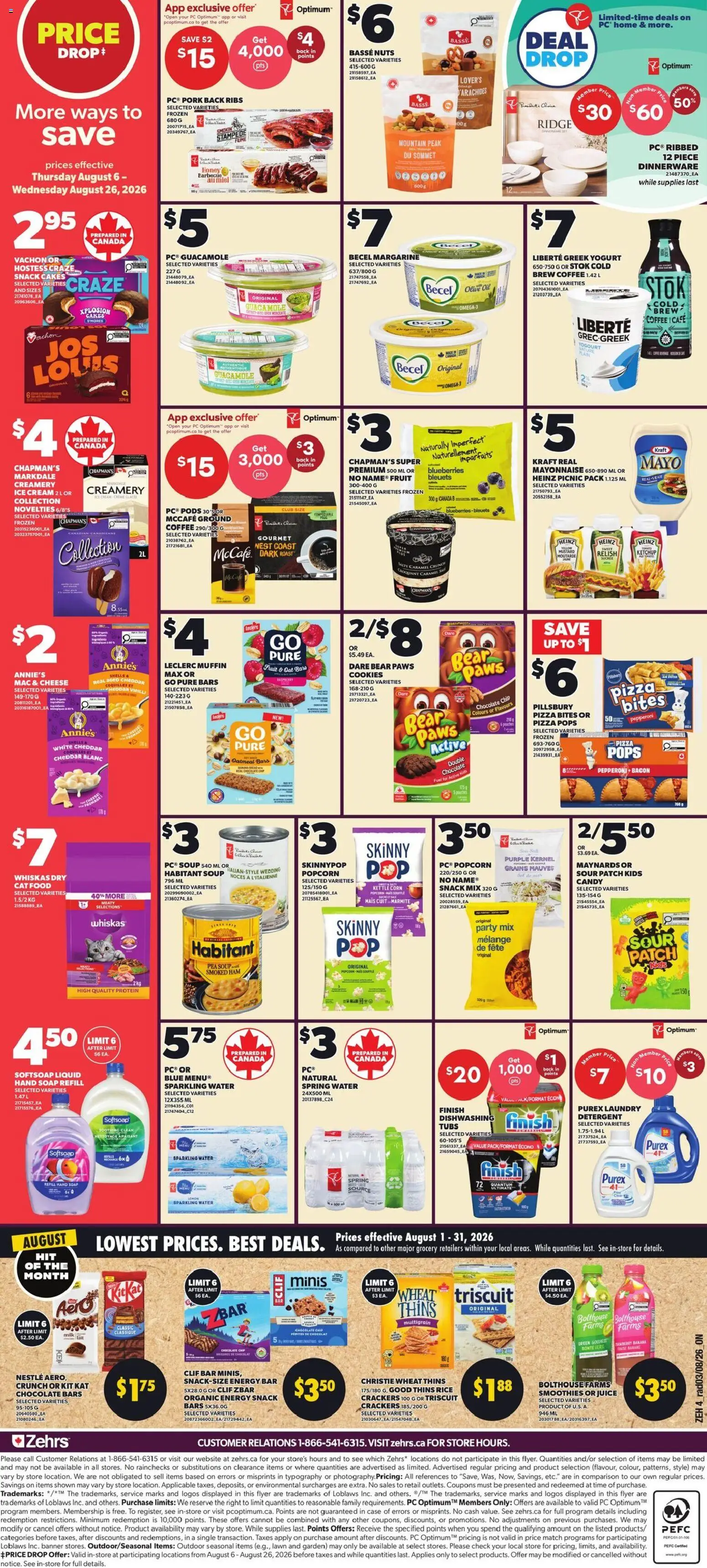 Zehrs flyer valid from Aug 6, 2026 | Page: 2