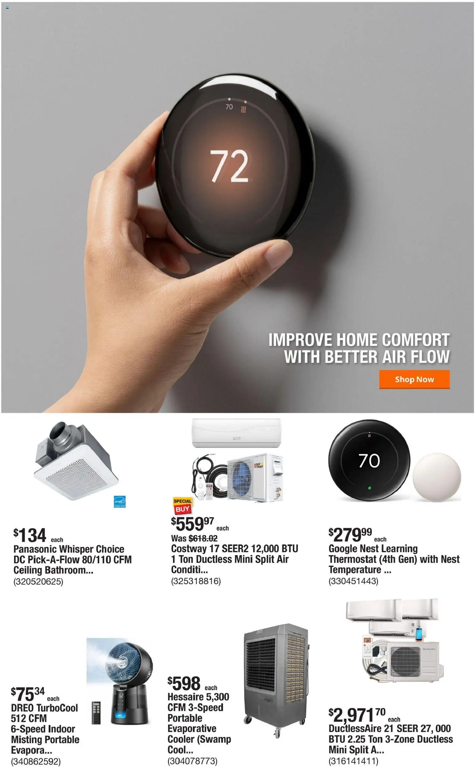 Home Depot Weekly Ad - valid from 07/23/2026 | Page: 5 | Products: Thermostat