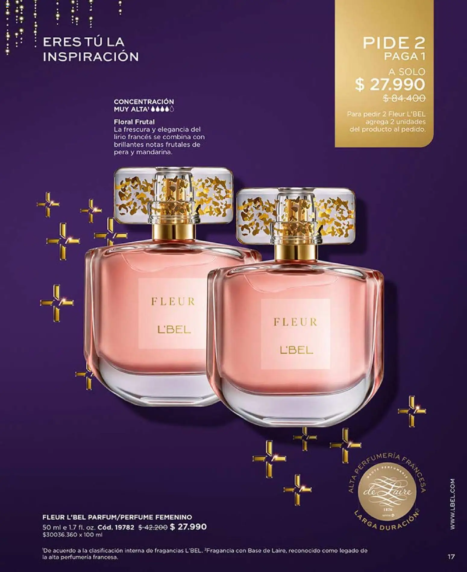 Catálogo L'Bel Campaña 6 │ válido desde el 31.03.2026 | Página: 17 | Productos: Perfume, Base, Pera