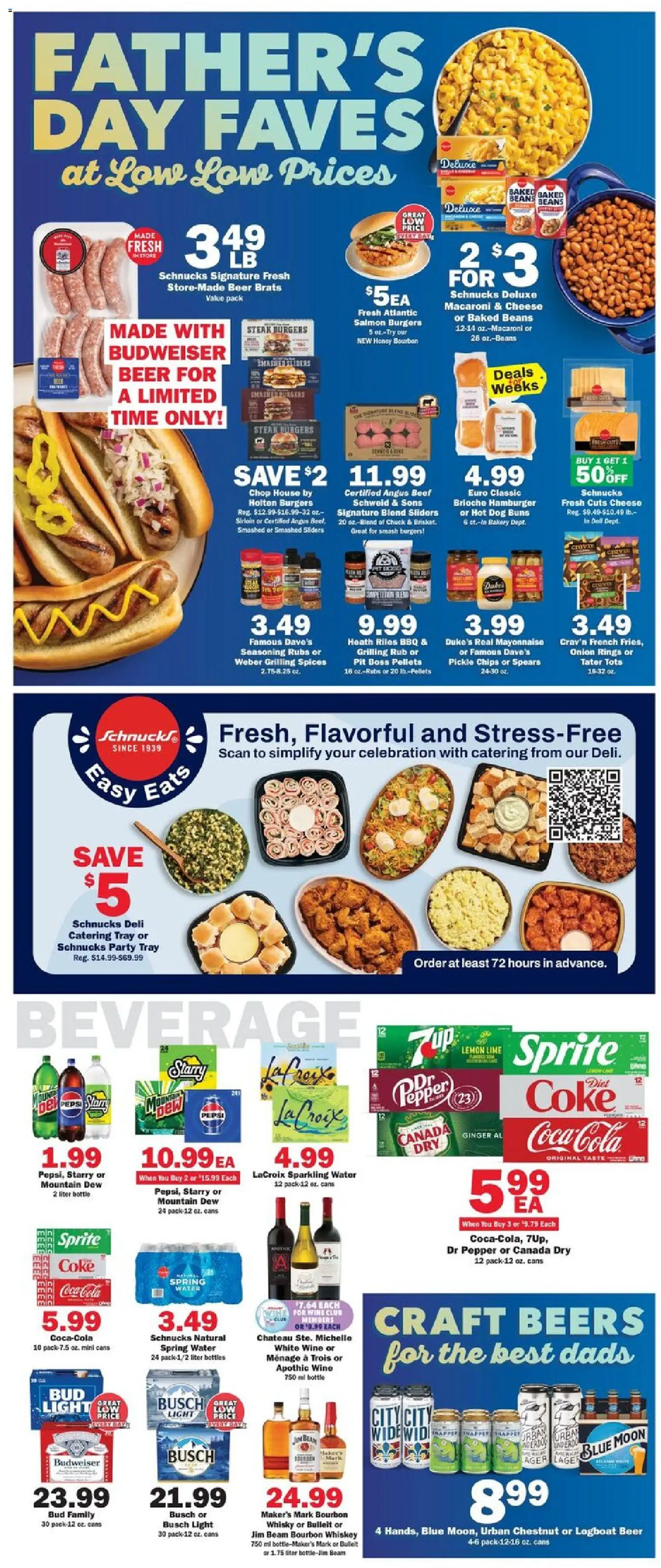 Schnucks Weekly Print Ad - MO - valid from 17.06.2026 | Page: 3 | Products: Wine, Beef, Water, Onion