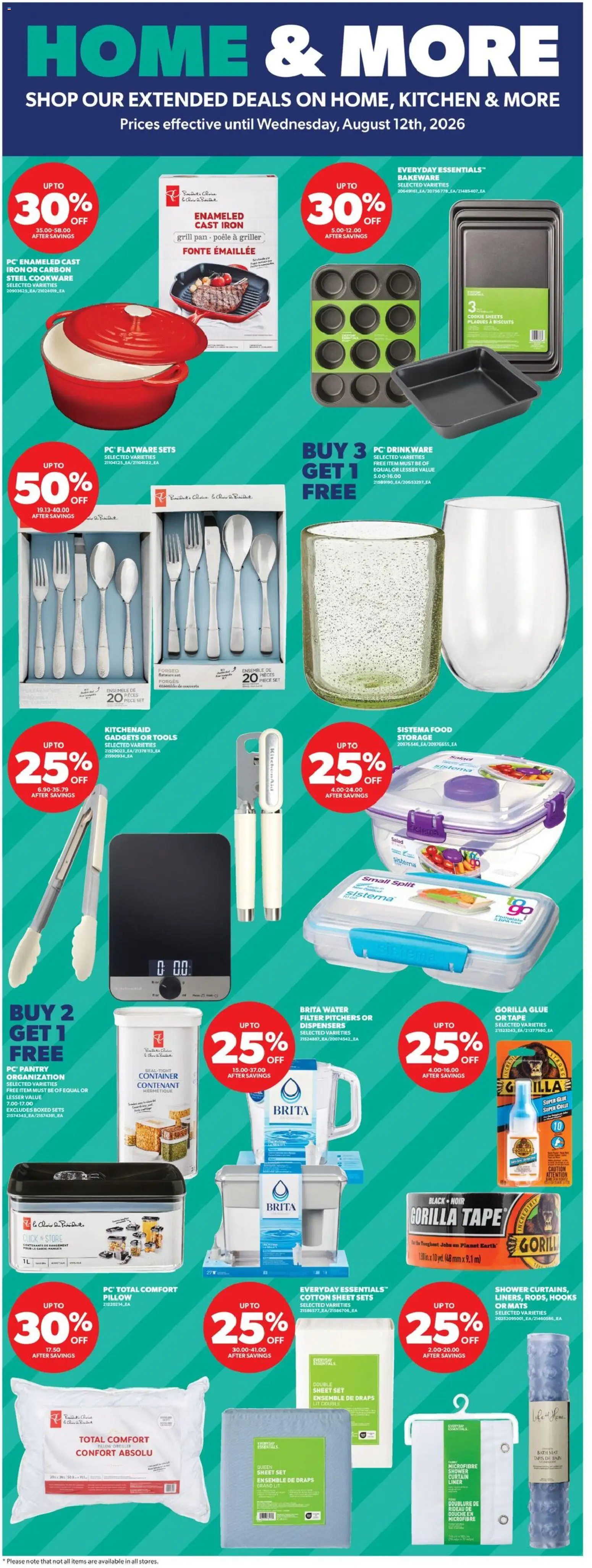 Real Canadian Superstore flyer valid from Jul 23, 2026 | Page: 18 | Products: Grill, Biscuits, Bath, Shower