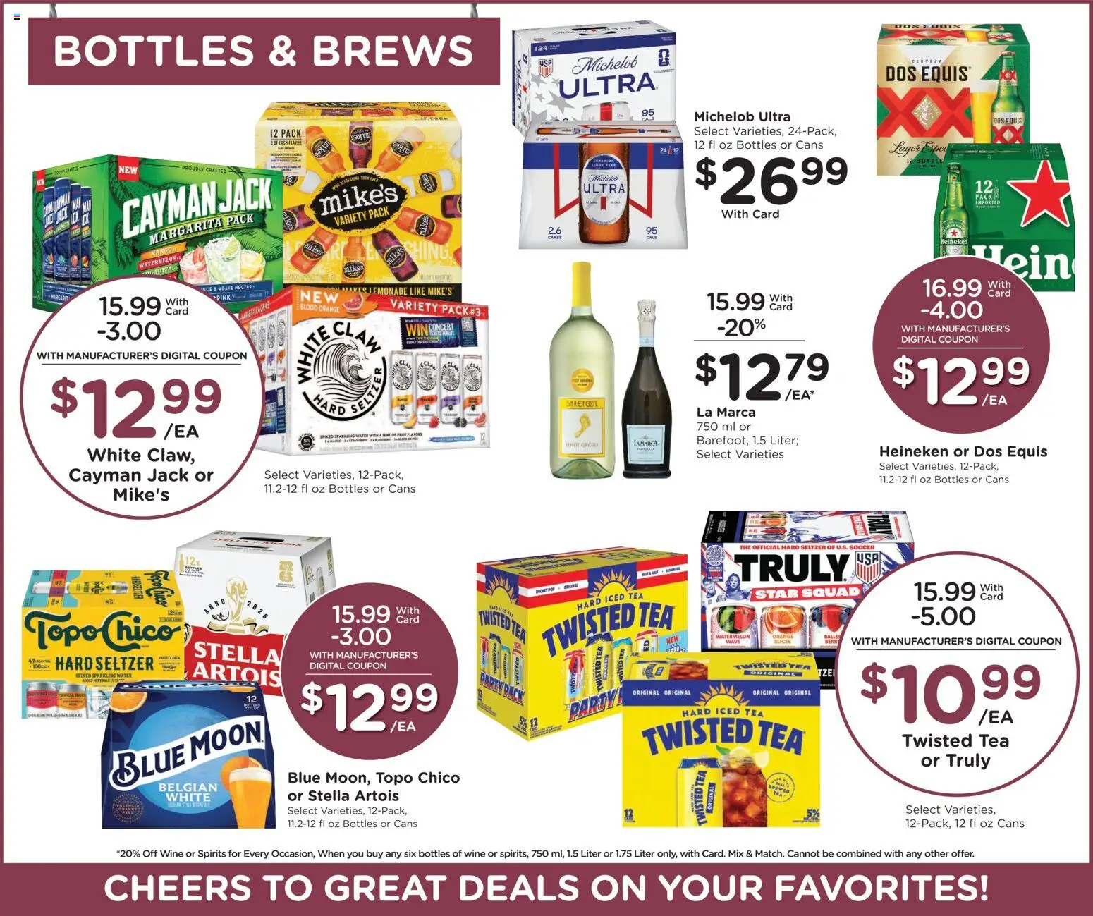 Smith's Weekly Ad - WY - valid from 20.05.2026 | Page: 8 | Products: Wine, Tea, Water, Watermelon