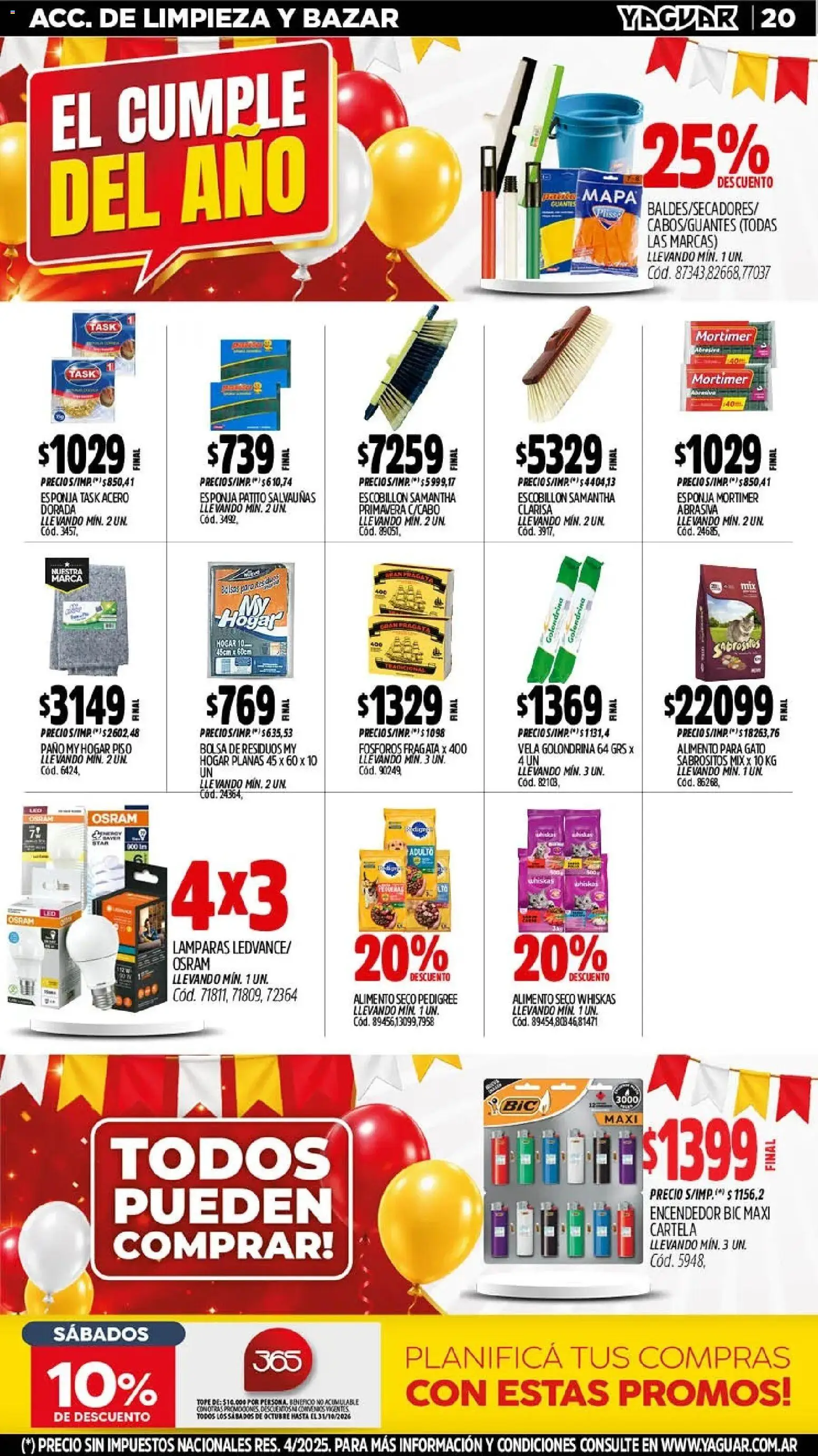 Revista de ofertas Yaguar - Página 21 - Ofertas válidas hasta el 31 de octubre de 2026