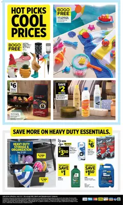 Preview of Dollar General weekly ads valid from 07/05/2026 | Page: 15 | Products: Sunscreen, Water, Antifreeze, Lighter