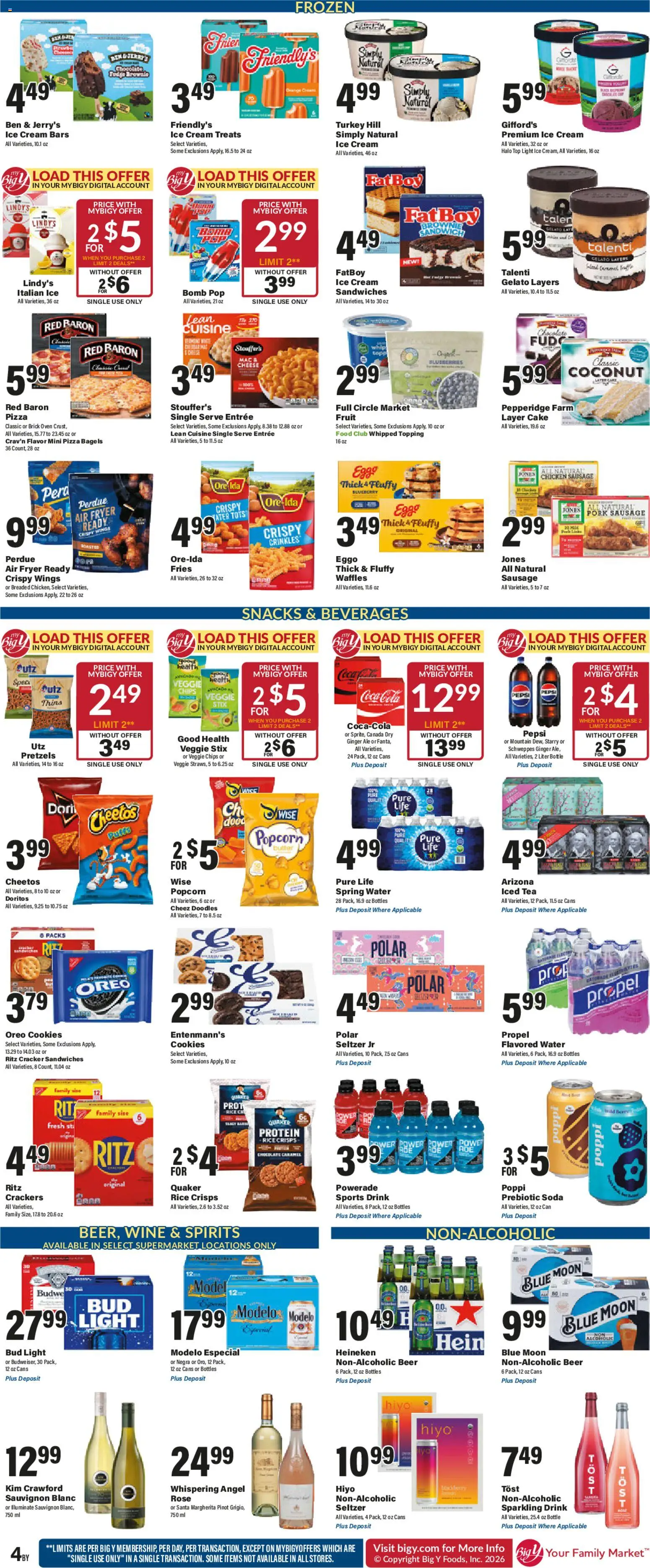 Big Y Weekly Ad - valid from 18.06.2026 | Page: 6 | Products: Fryer, Ginger, Beer, Cookies