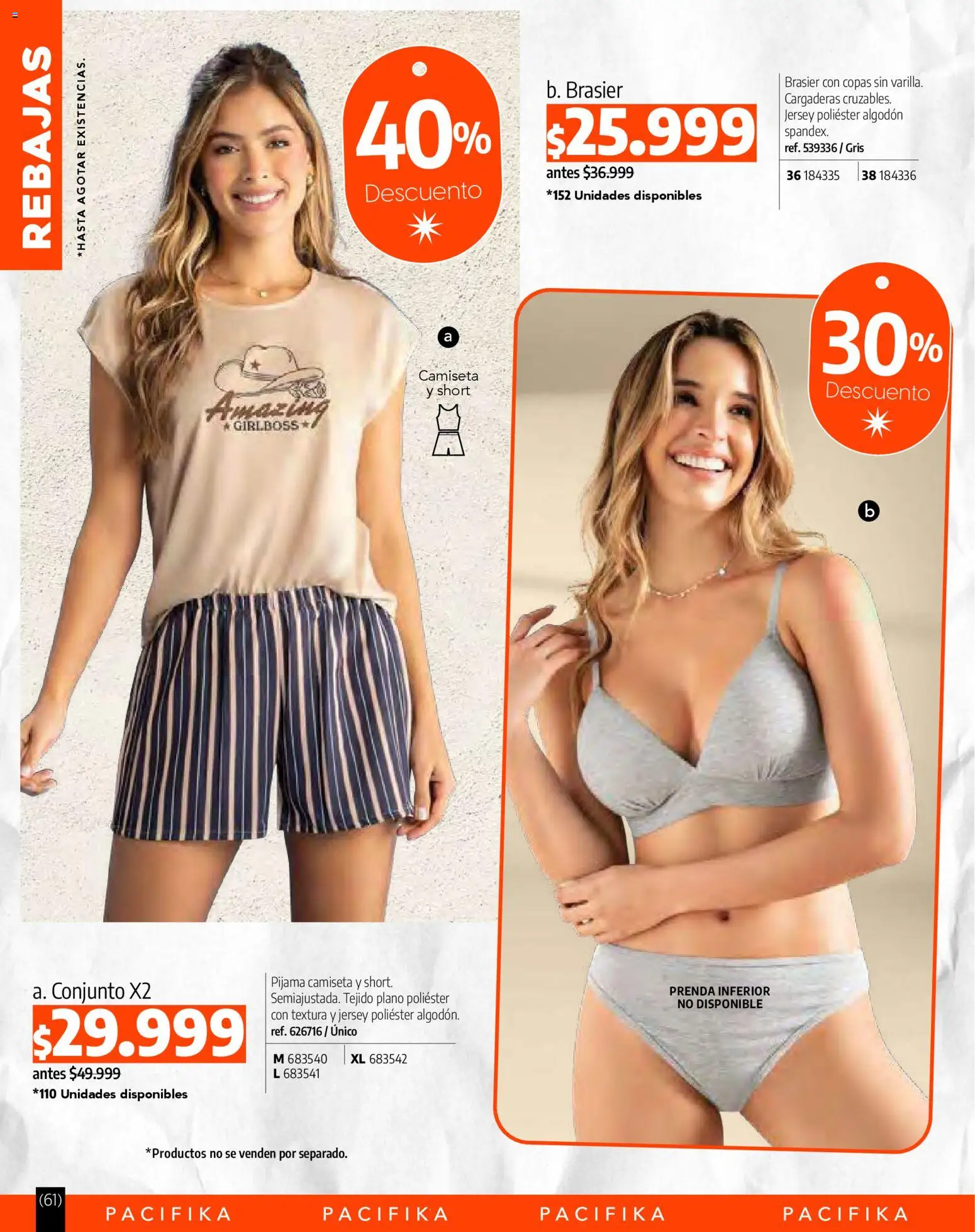 Pacifika revista - valida desde el 01.03.2026 | Página: 284 | Productos: Algodón, Brasier, Short, Camiseta