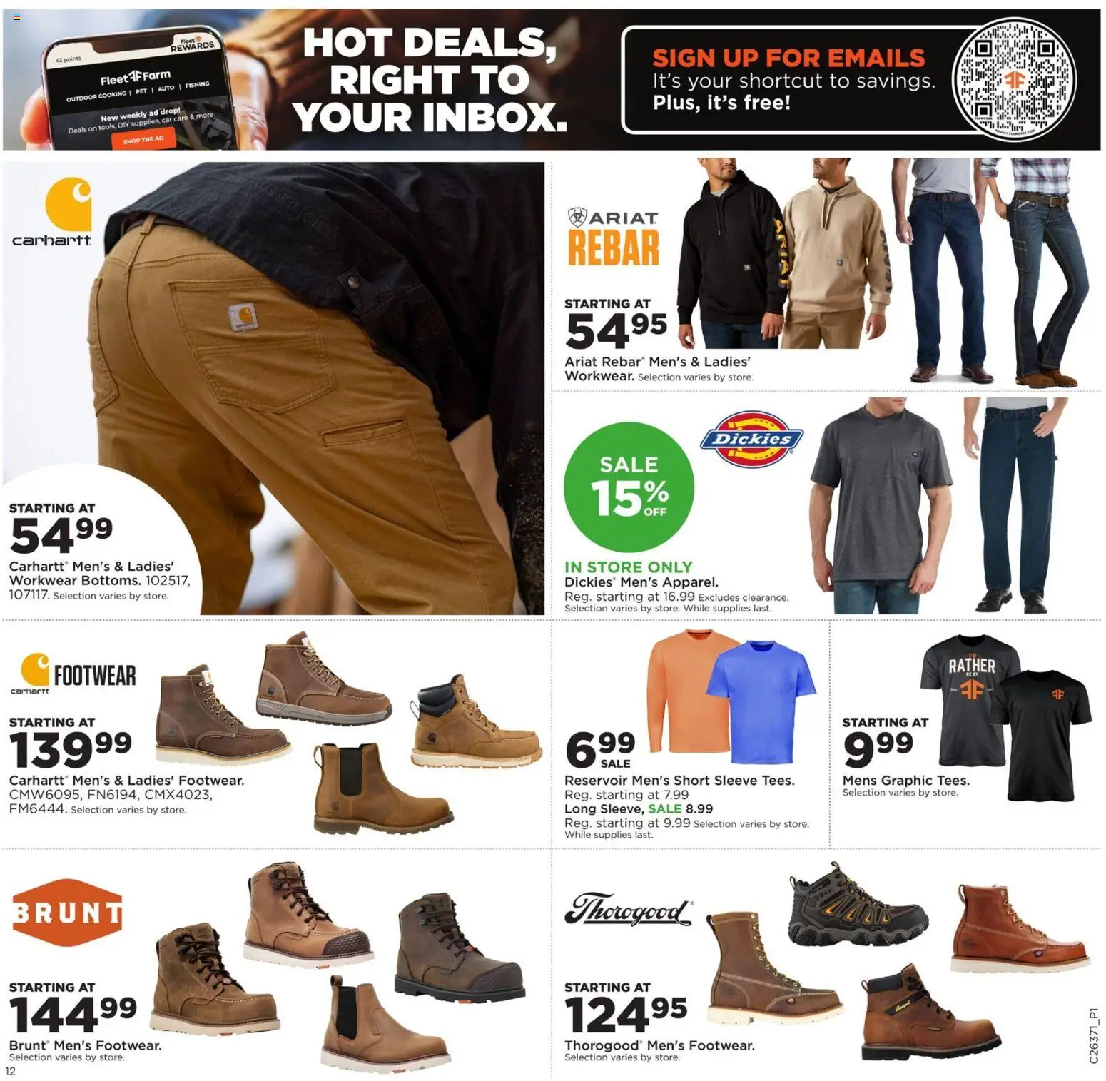 Mills Fleet Farm Weekly Ad - valid from 09/08/2026 | Page: 15 | Products: Workwear