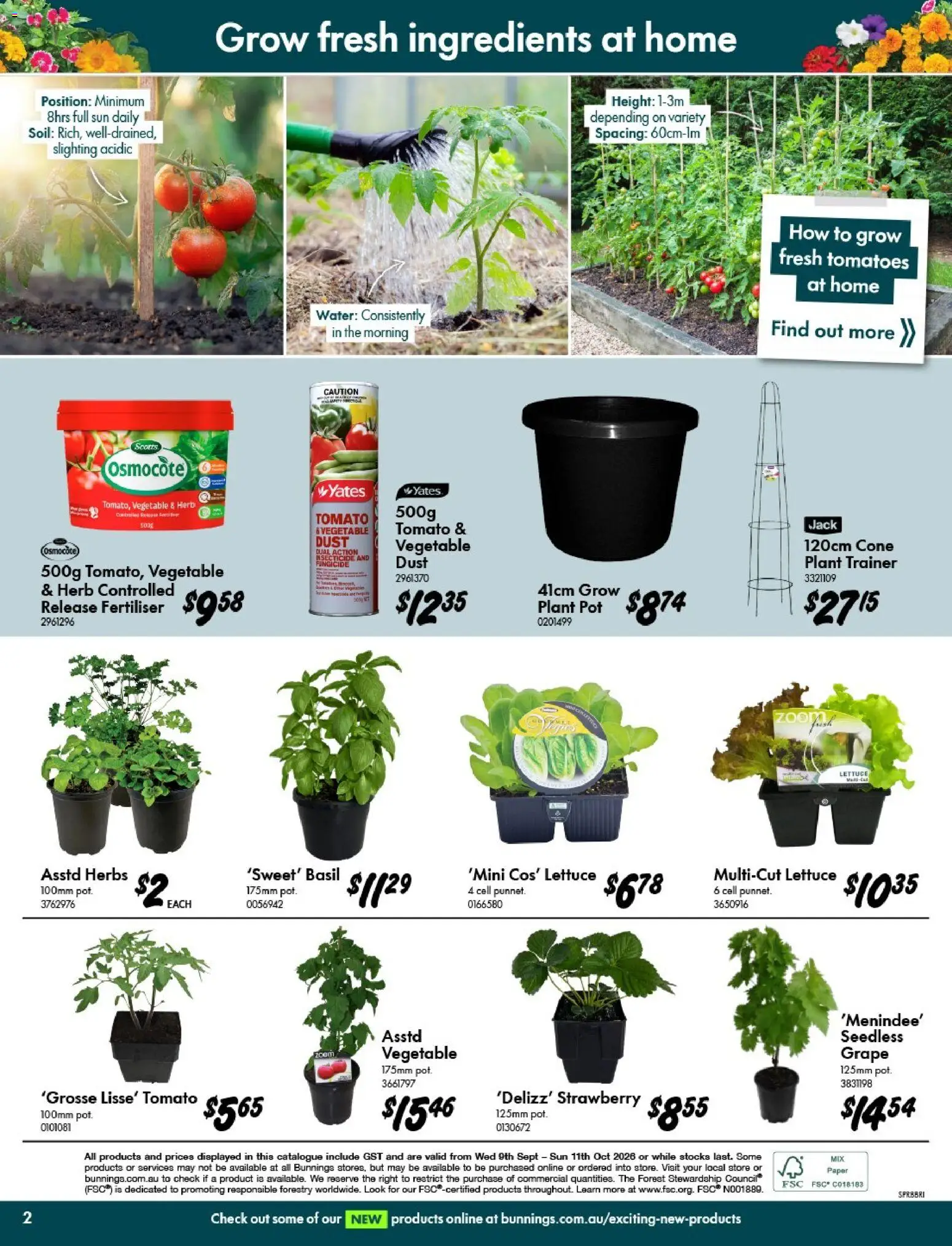 Bunnings Warehouse catalogue - valid from 09/09/2026 | Page: 2