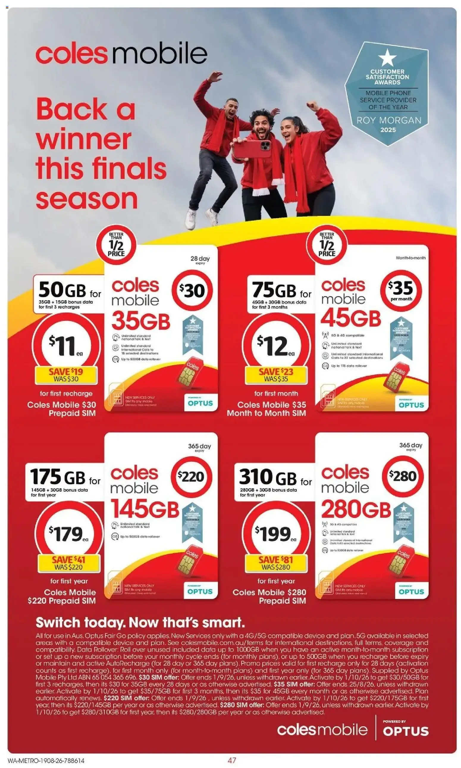 Coles catalogue - valid from 19/08/2026 | Page: 47