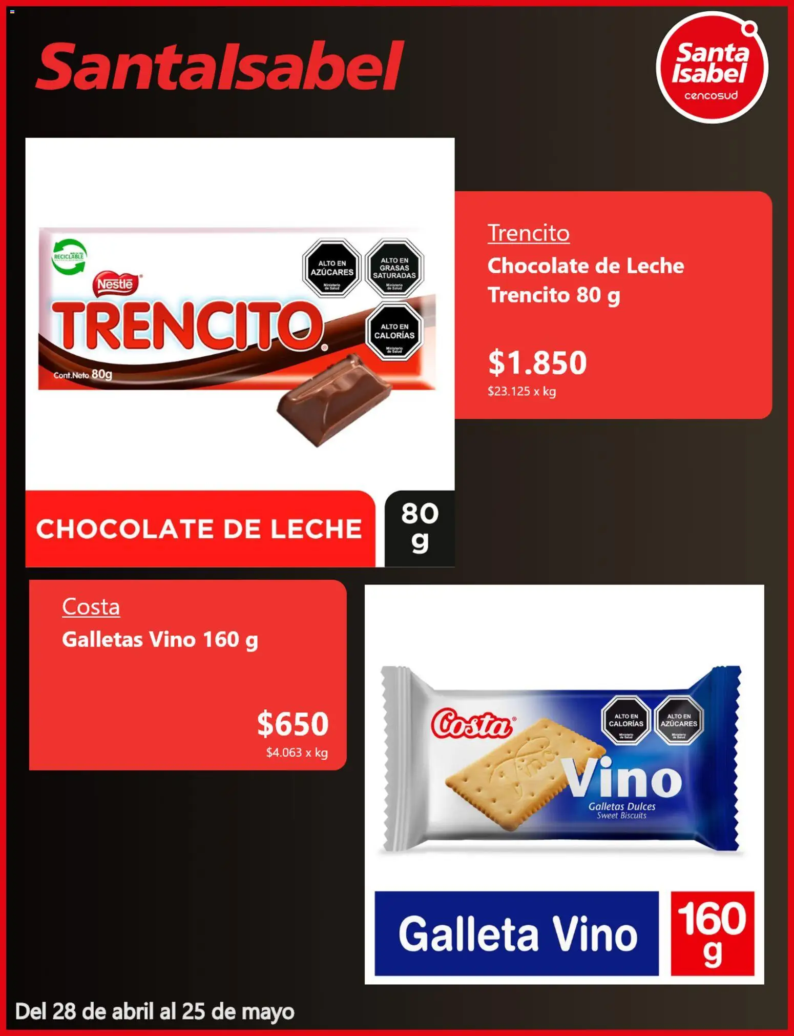 Santa Isabel Ofertas  │ válido desde el 12.05.2026 | Página: 4