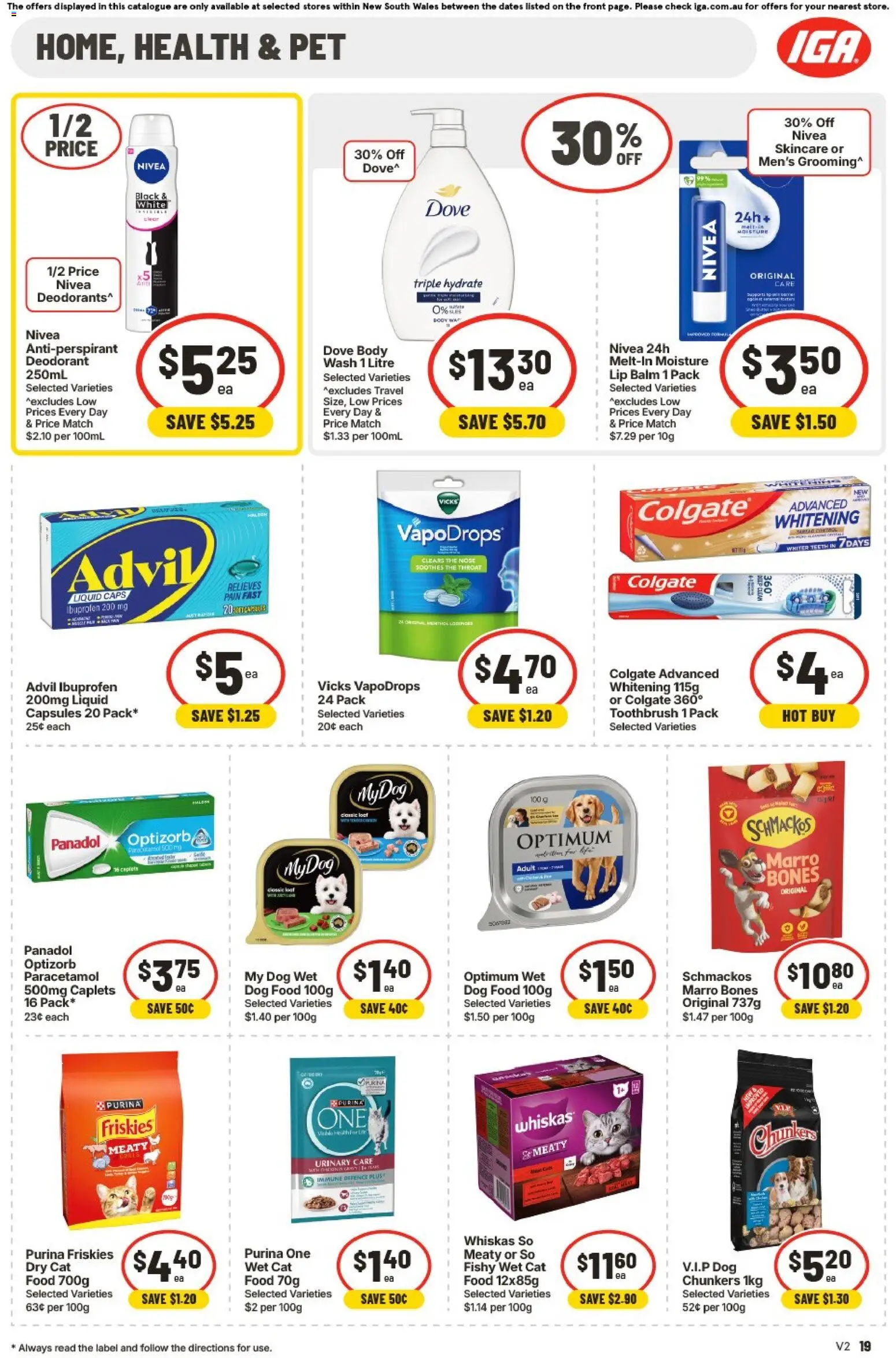 IGA catalogue - valid from 20.05.2026 | Page: 18 | Products: Deodorant, Antiperspirant, Dog food, Toothbrush