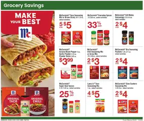 Preview of Shaw's weekly ads valid from 09/09/2026 | Page: 24 | Products: Chicken, Spices, Garlic, Grill