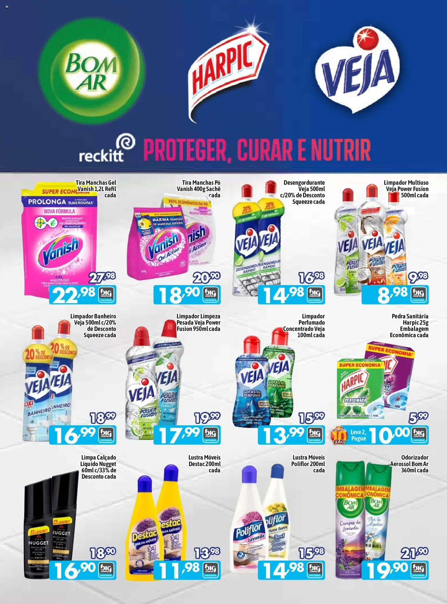 Big Compra Folheto - válido de 05.06.2026 | Página: 24 | Produtos: Lustra móveis, Cloro, Tira manchas, Vanish