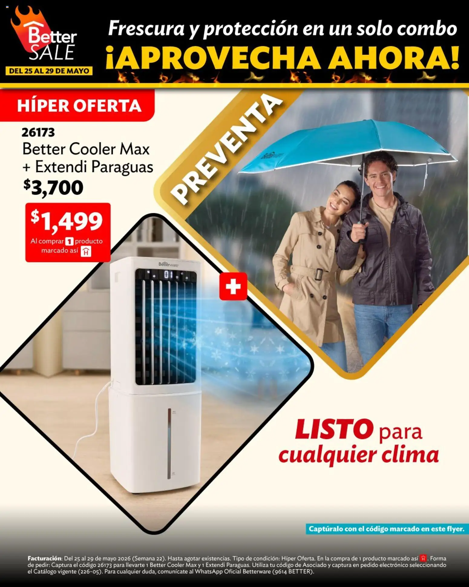 Nuevas ofertas de Betterware válidas en toda la República Mexicana desde el 25.05.2026. ¡Encuentra las mejores ofertas en Betterware Better Sale! | Página: 2