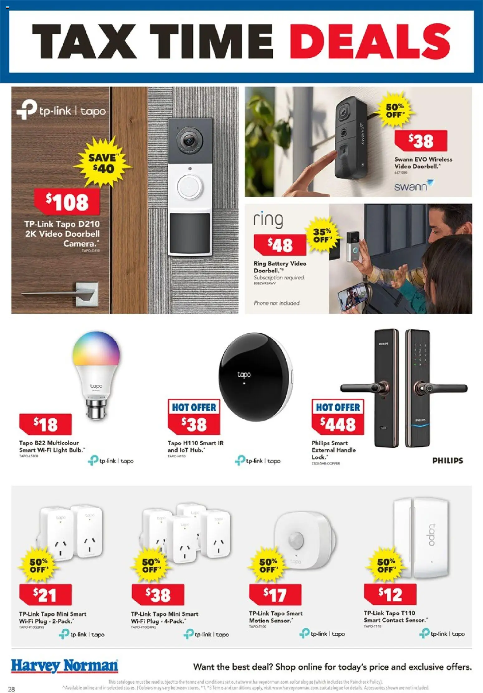 Harvey Norman catalogue - valid from 05.06.2026 | Page: 28 | Products: Battery, Accessories, Phone, Doorbell