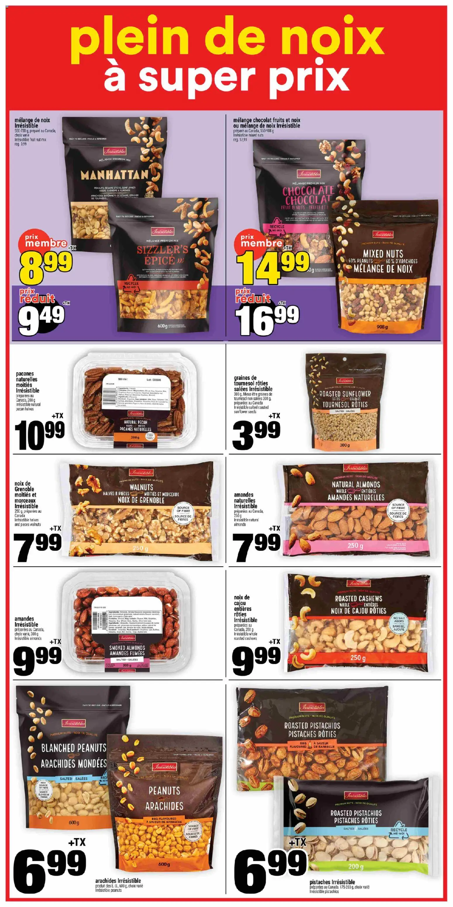 Super C flyer valid from Aug 6, 2026 | Page: 14 | Products: Nuts, Butter, Chocolate