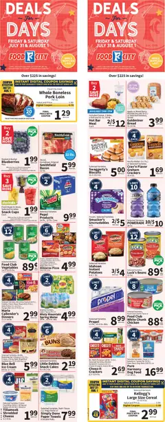Preview of Food City weekly ads valid from 07/29/2026