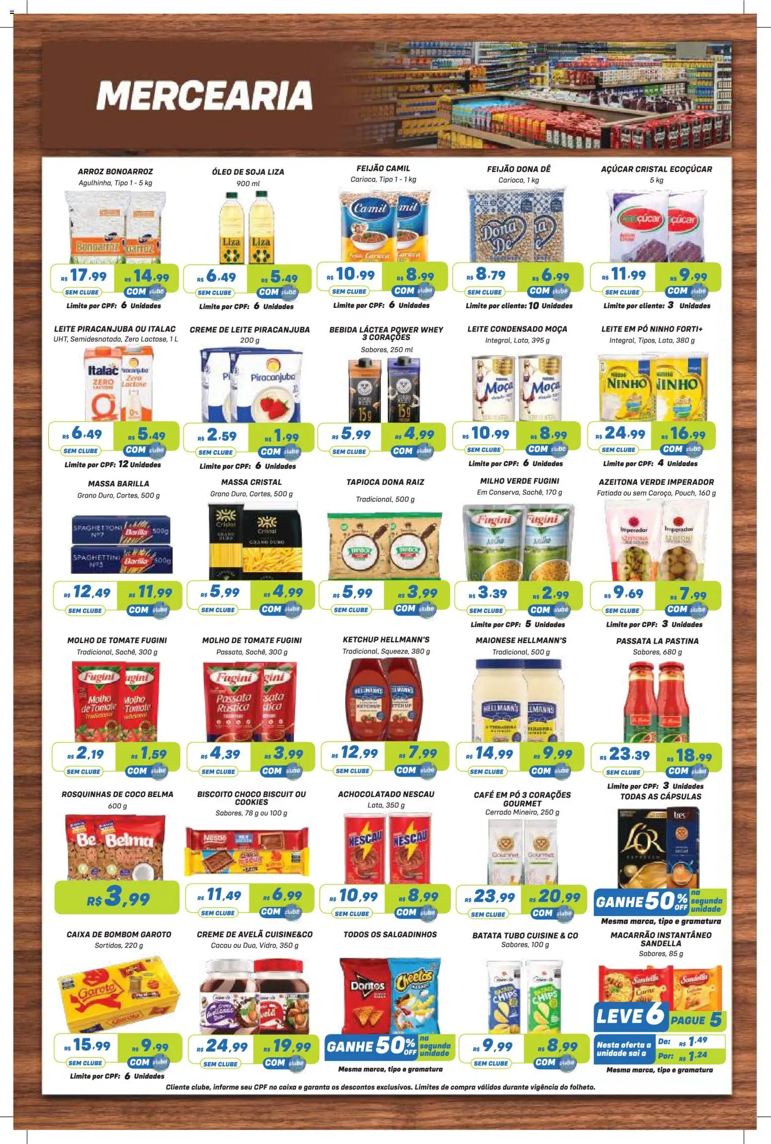 Prezunic Folheto - válido de 13/08/2026 | Página: 5 | Produtos: Milho verde, Óleo, Maionese, Leite em pó
