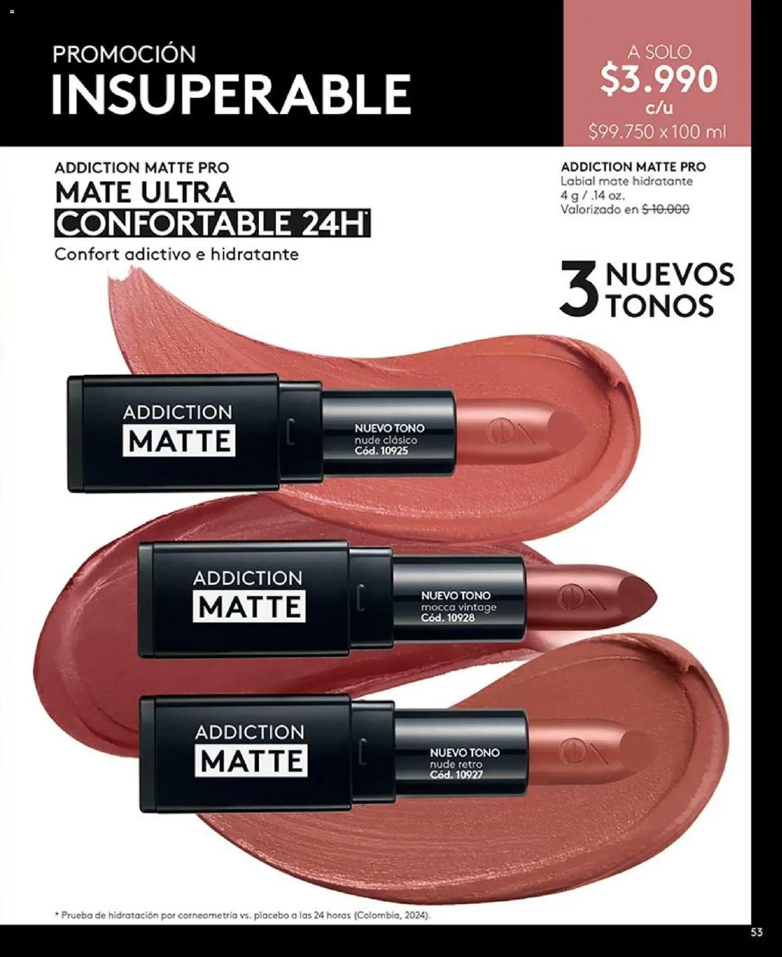 Catálogo Ésika Campaña 13 │ válido desde el 25.07.2026 | Página: 53 | Productos: Mate, Labial
