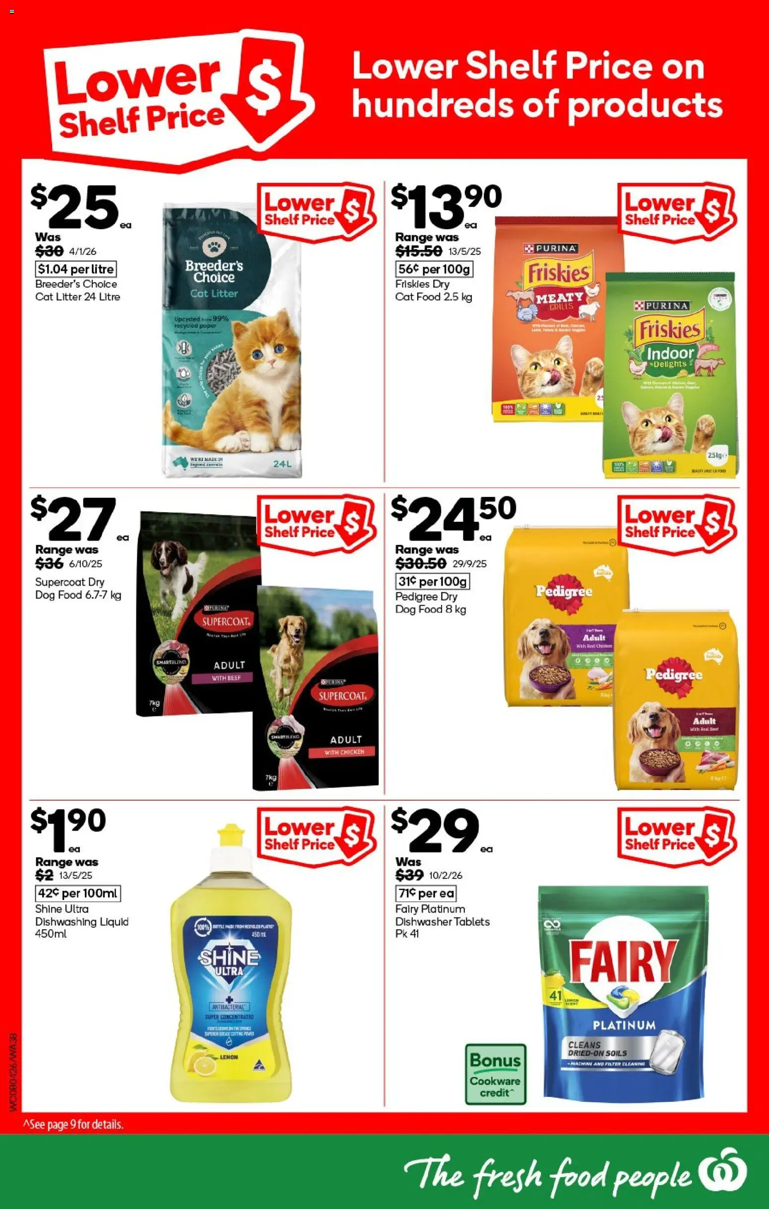 Woolworths catalogue - valid from 08.04.2026 | Page: 38 | Products: Shelf, Chicken, Dishwasher tablets, Tablets