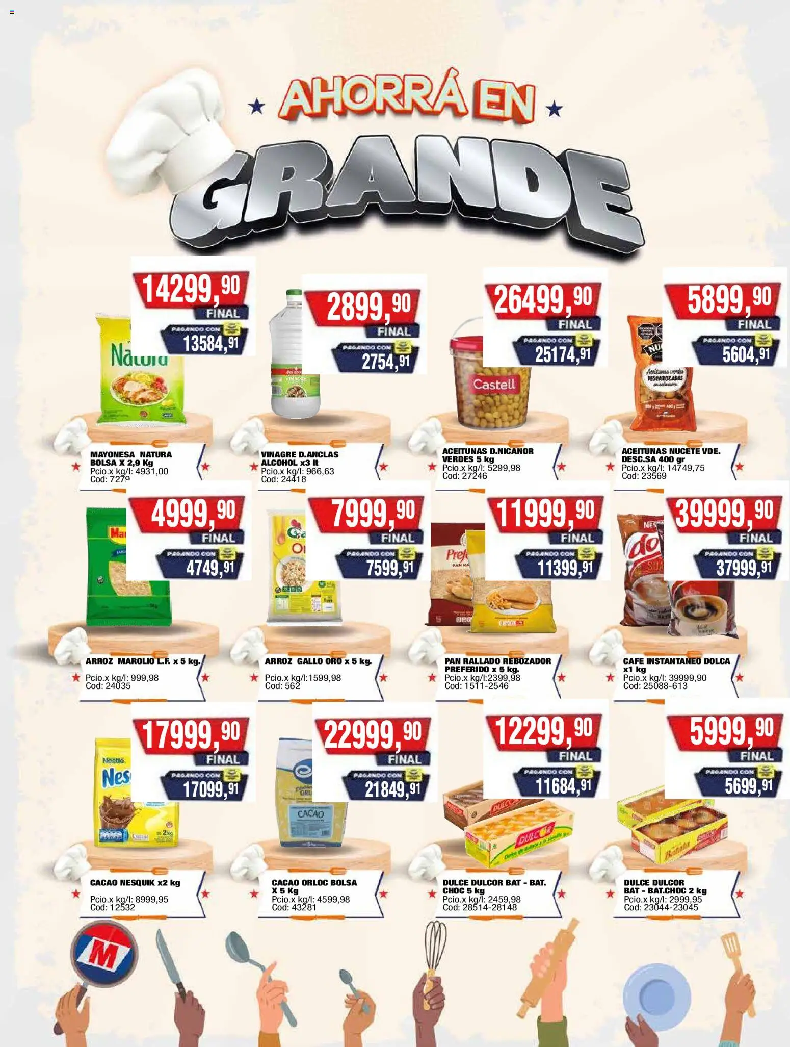Maxiconsumo ofertas │ válido desde el 20/07/2026 | Página: 11 | Productos: Vinagre, Aceitunas, Pan, Cacao