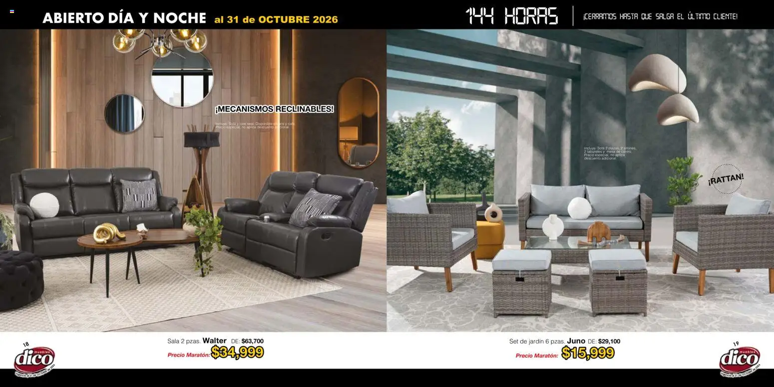 Nuevas ofertas de Muebles Dico válidas en toda la República Mexicana desde el 22/01/2026. ¡Encuentra las mejores ofertas en Muebles Dico catálogo! | Página: 10