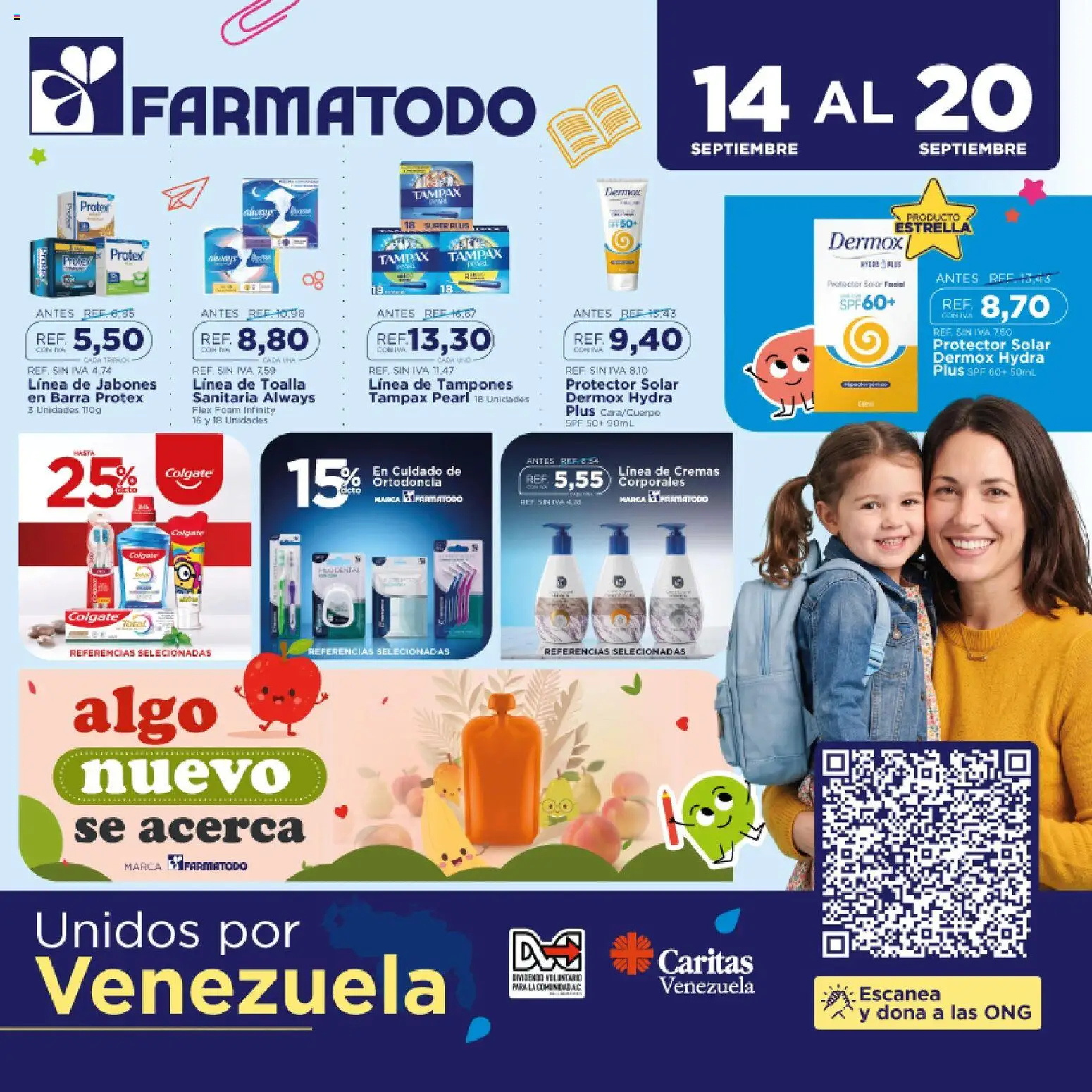 FarmaTodo revista - valida desde el 14/09/2026 | Página: 1 | Productos: Tampones, Toalla, Protector solar