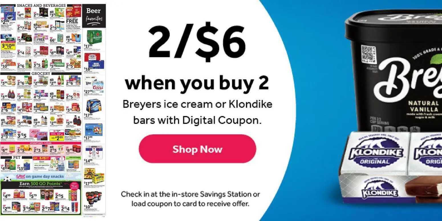 Stop & Shop Weekly Circular - CT - valid from 05.06.2026 | Page: 4 | Products: Beer, Cream, Ice cream, Game